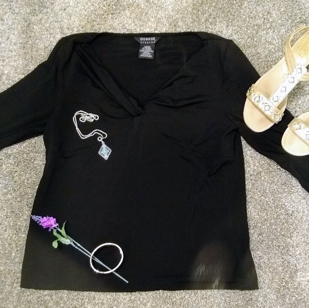 Women's black blouse